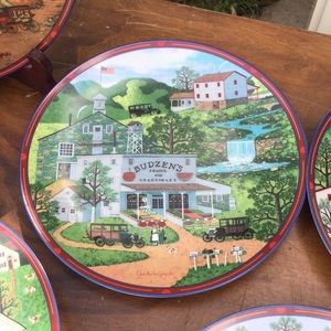 Charles Wysocki Antique plate